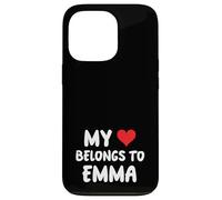 Emma - Il mio cuore appartiene a Emma - Amore Custodia per iPhone 13 Pro