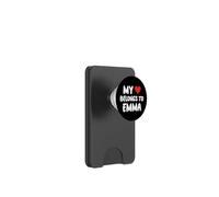 Emma - Il mio cuore appartiene a Emma - Amore PopSockets PopWallet per MagSafe