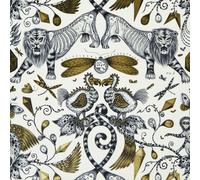 Animalia Estinto Carta da Parati - Oro Antico W0100/02 Emma J Shipley
