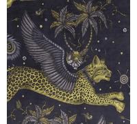 Emma J Shipley Lynx Grigio Antracite Velluto Tessuto Tenda Fodera Cuscino Usare