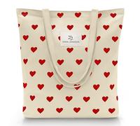 Emma Jonasson Tote bag - Borsa tela elegante con Cerniera e Tasca Interna - Shopper bag donna cotone - borsa stoffa aesthetic - shopping bag donna