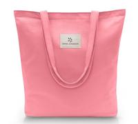 Emma Jonasson Tote bag - Borsa tela elegante con Cerniera e Tasca Interna - Shopper bag donna cotone - borsa stoffa aesthetic - shopping bag donna