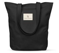 Emma Jonasson Tote bag - Borsa tela elegante con Cerniera e Tasca Interna - Shopper bag donna cotone - borsa stoffa aesthetic - shopping bag donna