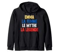 Emma La Donna The Myth The Legend Gift for Emma Felpa con Cappuccio
