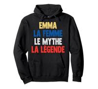 Emma La Donna The Myth The Legend Gift for Emma Felpa con Cappuccio