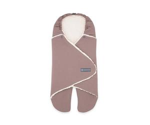 emma & noah Coperta con Piedi, 0-8 Mesi, Coperta per Ovetto, Maxi Cosi®, Seggiolino Autunno Inverno Foderato, Massima libertà di movimento (Essential Berry)