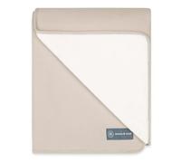 emma & noah Coperta invernale per neonati, 95 x 75 cm, soffice e traspirante, in cotone biologico, Oeko-TEX Standard 100, come regalo per il bambino o come coperta per passeggino (beige essenziale)