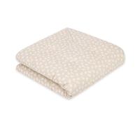 emma & noah Coperta per gattonare per bambini, 120 x 120 cm, grande e imbottita, in cotone biologico, certificazione Oeko-TEX, morbida coperta da gioco e supporto per box per ragazzi e ragazze (sabbia