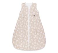 emma & noah Sacco a pelo per neonati 1.0 TOG, Sacco a pelo per tutto l'anno per la primavera, l'estate e l'autunno, 100% cotone biologico, certificato Oeko-TEX, sacco a pelo per neonati (Fiori Sabbia