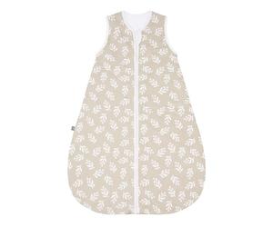 emma & noah Sacco nanna 2,5 TOG, sacco a pelo per l'autunno e l'inverno, in diversi colori, in cotone biologico, certificato Oeko-TEX, sacco a pelo per neonati (sabbia floreale, 60 cm)