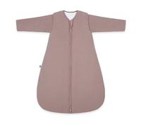 emma & noah Sacco nanna 3.5 TOG, sacco a pelo invernale in molti colori, cotone biologico, certificato Oeko-Tex, maniche rimovibili, sacco a pelo per neonati, Essential Berry, 70 cm