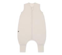 emma & noah Sacco nanna con piedi, 0,5 TOG, in lino con gambe, per l'estate, 100% lino, certificato Oeko-Tex, sacco a pelo per neonati (Essential beige, 110 cm)
