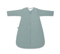 emma & noah Sacco nanna invernale per neonati, 3,5 TOG, in diversi colori, in cotone biologico, certificato Oeko-TEX, maniche rimovibili, sacco a pelo per neonati (Essential Mint, 70 cm)