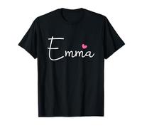 Emma Nome Compleanno Bambino Ragazza Donna Personalizzato Emma Maglietta