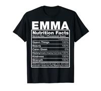 Emma Nutrition Facts - Maglietta con nome Emma Maglietta