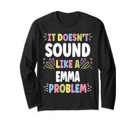 Emma Personalized Women's Gift Custom Emma Maglia a Manica