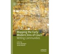 Emma Rhatigan Jackie Wat Mapping the Early Modern Inns of Co (Copertina rigida)