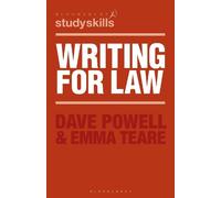 Emma Teare Dave Powell Writing for Law (Tascabile) Bloomsbury Study Skills