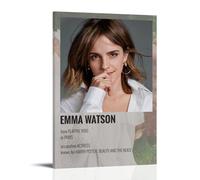 Emma Watson: le opere d'arte per pittura a olio sono durevoli, impermeabili e facili da pulire in stanze, salotti, camere da letto, cucine e facili da montare; stile telaio: 60 x 90 cm