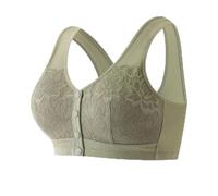 Emmabra for Seniors, EmmaBra - Comfortable & Convenient Front Closure Bra, Comfy Push Up Bralette(Green,B90(40))