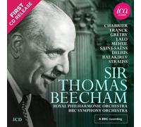 Emmanuel Chabri Sir Thomas Beecham: Chabrier/Franck/Grétry/Lalo/Méhul/Saint (CD)