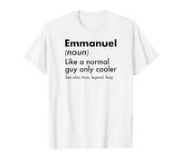 Emmanuel Come Un Ragazzo Normale Solo più Cool Leggenda re Prima Maglietta