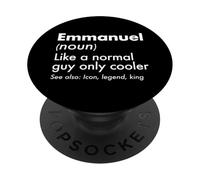 Emmanuel come un ragazzo normale solo più cool leggenda re prima PopSockets PopGrip Adesivo