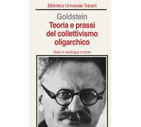 Emmanuel Goldstein - Teoria e prassi del collettivismo oligarchico: quaderno 100 pagine a righe 5 mm con finta copertina di libro