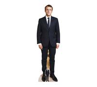 Emmanuel Macron Francese Presidente Lifesize And Free Mini Cartone Ritaglio