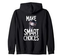 Emmanuel Make Smart Choices Emu virale Carino Design Hit Felpa con Cappuccio