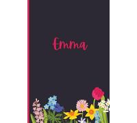 Emma's Journal | Notebook 120 lined pages | 6 x 9": Custom Name Gift