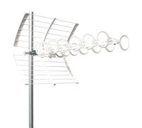 Emme Esse Optica Antenna TV UHF, antenna con filtro 5G, 29 elementi