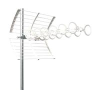 Emme Esse Optica Antenna TV UHF, antenna con filtro 5G, 29 elementi