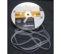 EMMEBI 10 Metri Nastro termoadesivo tende pacchetto YOYO16PTT Trasparente 16 mm