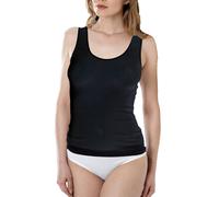 Emmebivi Canotta Donna Spalla Larga in Lana Seta con Bordo in raso 91402