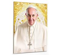 emmena - Quadro Arte Sacra - Papa Francesco - Jorge Mario Bergoglio - 18x24 cm