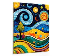 emmena - Quadro Great Artists Reimagine Famous Artworks 6 in legno - 20x25 cm