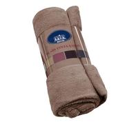 emmevi Coperta Plaid Morbida Pile Caldo Soffice Avvolgente Da Divano Letto 1 Piazza e Mezza 160x210 Beige