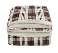 emmevi Coperta Plaid Sherpa Doppio Strato Morbida Matrimoniale Pile Vellutato Mod. TRAPUNTA AGNELLATA (E)