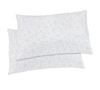 Coppia guanciali fiocco memory cuscini letto 72x42x20h morbidi per cervicale