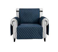 emmevi Copri Poltrona Impermeabile Tasche Laterali Proteggi Poltrona Antimacchia Antiscivolo 1 Posto Blu