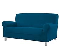 emmevi Copridivano Antimacchia Elasticizzato Salva Divano Copripoltrona Mod.COPRIDIVANO MODERNO 4 POSTI BLU