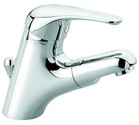 Miscelatore lavabo rubinetto bagno cromato doccetta estraibile doccia lavandino