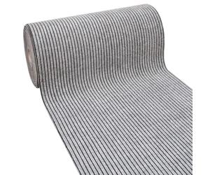 emmevi Passatoia Esterno Interno Antiscivolo Corridoio Moquette Spessa Asciugapassi Righe Grigie 100x180 Cm