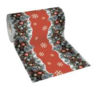 emmevi Passatoia Natalizia Tappeto Corsia Ingresso Natale Marciapiede Interno Esterno 100x500 Cm (F)