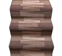 emmevi Passatoia Scala Bordata Ingresso Corsia Corridoio Tappeto Gradini MOD.Picasso Dis_27 67X450 Marrone