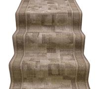 emmevi Passatoia Scala Scalinata Ingresso Bordata Tappeto Corridoio Gradini Antiscivolo 67x550 Cm Marrone