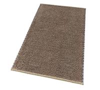 emmevi Tappeto Bagno Camera Scendiletto Puro Cotone Morbido Lavabile Tinta Unita Mod.SOFTY 60X180 MARRONE