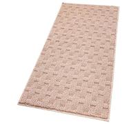 emmevi Tappeto Bagno Morbido Assorbente Antiscivolo 3D Intrecciato Lavabile Set 3 Pezzi Salmone