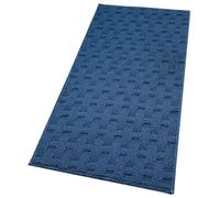 emmevi Tappeto Bagno Morbido Assorbente Antiscivolo 3D Intrecciato Scendiletto Lavabile 45x75 Cm Blu